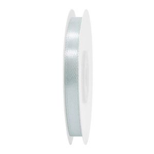 SS-SZ-06-102 Sima szatén szalag egyszínű [6 mm x  22,86 méter] ezüst