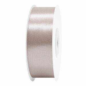 SS-SZ-25-472 Sima szatén szalag egyszínű [25 mm x  22,86 méter] bézs