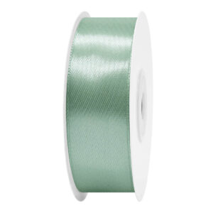 SS-SZ-25-558 Sima szatén szalag egyszínű [25 mm x  22,86 méter] vintage zöld/zsályazöld