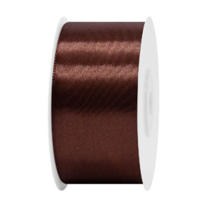 SS-SZ-38-044 Sima szatén szalag egyszínű [38 mm x  22,86 méter] barna