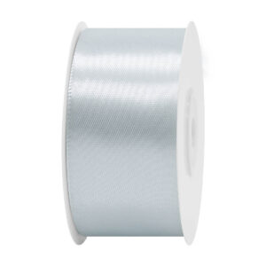SS-SZ-38-102 Sima szatén szalag egyszínű [38 mm x  22,86 méter] ezüst