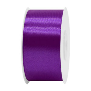 SS-SZ-38-267 Sima szatén szalag egyszínű [38 mm x  22,86 méter] sötétlila