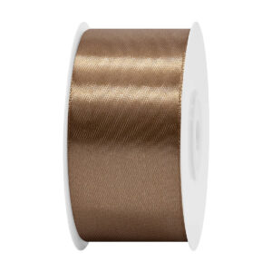 SS-SZ-38-469 Sima szatén szalag egyszínű [38 mm x  22,86 méter] cappucchino