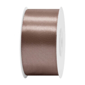 SS-SZ-38-470 Sima szatén szalag egyszínű [38 mm x  22,86 méter] ginger sötét bézs