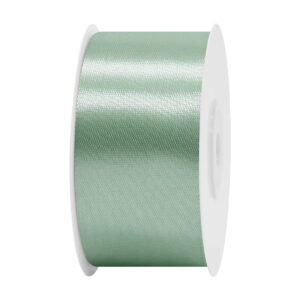 SS-SZ-38-558 Sima szatén szalag egyszínű [38 mm x  22,86 méter] vintage zöld/zsályazöld