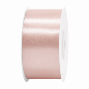 SS-SZ-38-612 Sima szatén szalag egyszínű [38 mm x  22,86 méter] púder bézs
