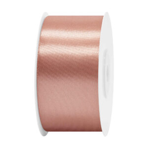 SS-SZ-38-613 Sima szatén szalag egyszínű [38 mm x  22,86 méter] sötét púder bézs