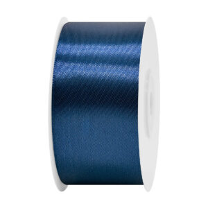 SS-SZ-38-654 Sima szatén szalag egyszínű [38 mm x  22,86 méter] navy kék/matrózkék