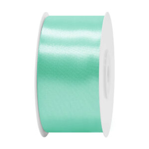 SS-SZ-38-747 Sima szatén szalag egyszínű [38 mm x  22,86 méter] menta zöld