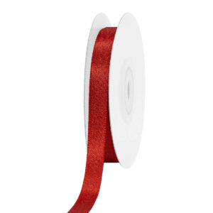 TE-AT268-0030-P299 Dekorációs karácsonyi textil szalag [10mm x 10m] piros