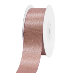 TE-AT268-0100-P211 Dekorációs karácsonyi textil szalag [25mm x 10m] púder bézs