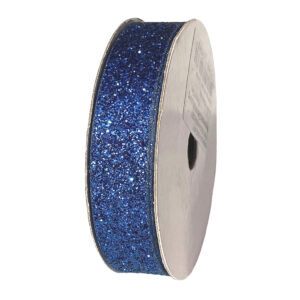 TE-ZBJ24-0050-C031 Glitter dekorációs szalag [16mm x 10m] navy kék