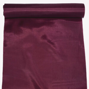 TAFT-25-006 Dekorselyem anyag asztali futó [25cm x 10m] burgundi