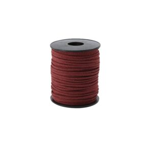 ZS-MBSZ-03-011 Műbőr szalag [3mm x 50 yard] bordó