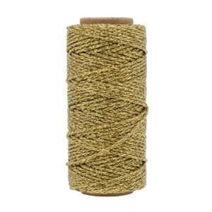ZS-ZSI-A-02-014 Metál dekor zsinór [2mm x 25m] arany
