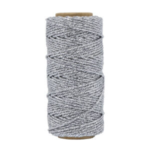 ZS-ZSI-A-02-102 Metál dekor zsinór [2mm x 25m] ezüst