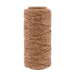 ZS-ZSI-B-02-1702 Metál dekor zsinór [2mm x 25m] bronz